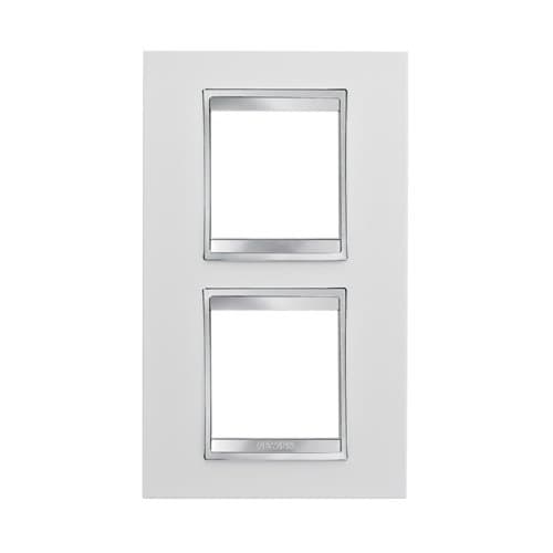 Ramă modulară GEWISS Chorus, 2+2 module, verticală, albă