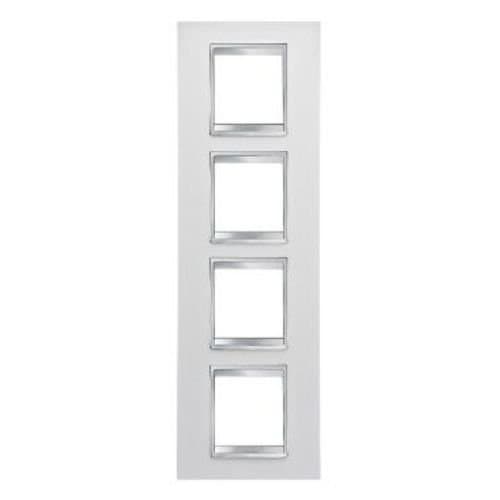 Ramă modulară GEWISS Chorus, verticală, alb, 2+2+2+2 module