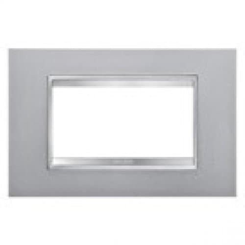 GW16204VT Ramă Lux 4 module CH/Gri Titan
