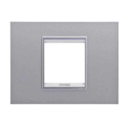 Ramă modulară GEWISS Chorus, 2 module, Gri Titan