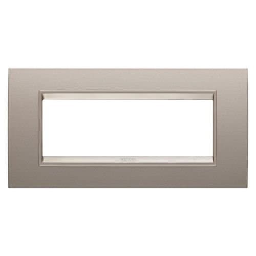 Ramă modulară GEWISS Chorus, 6 module, bronz periat, metal