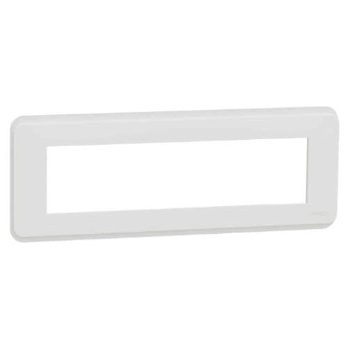 Ramă modulară Schneider Electric New Unica Pro, 8 module, alb