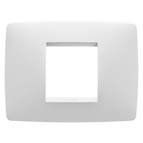 Ramă modulară GEWISS One, 2 module, CH/Alb Satin