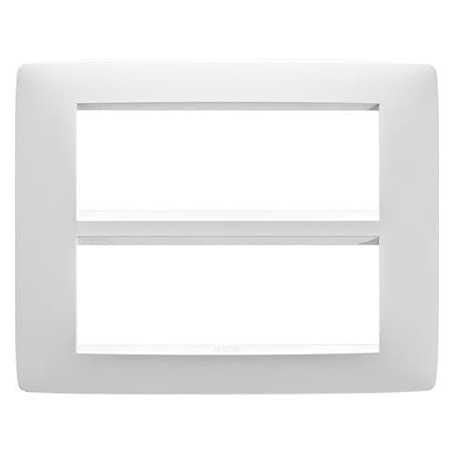 Ramă modulară GEWISS Rama One 12, alb satin, pentru 12 module