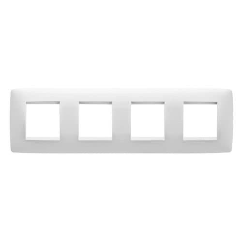 Rama modulară GEWISS Chorus, orizontală, 8 module, alb