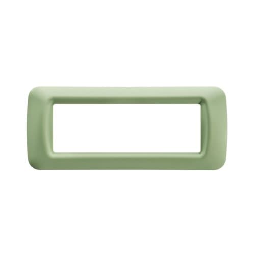 Rama modulară GEWISS Top System, 6 module, SY/Verde-Venetian