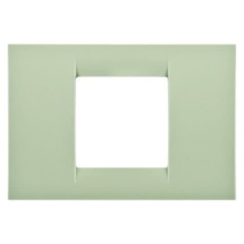 Ramă modulară GEWISS Virna, 2 module, Verde-Venetian