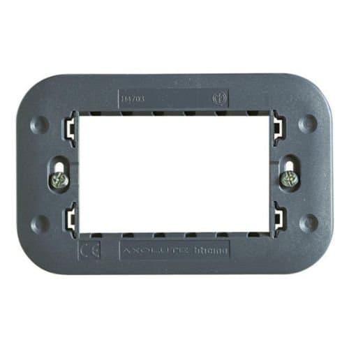 Suport modular LEGRAND Axolute pentru 3 module, montaj stabil