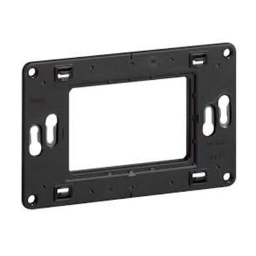 Suport Mosaic Legrand cu 3 module, fixare cu șurub