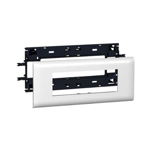 Suport modular LEGRAND, 6 module, alb, cu capac 85