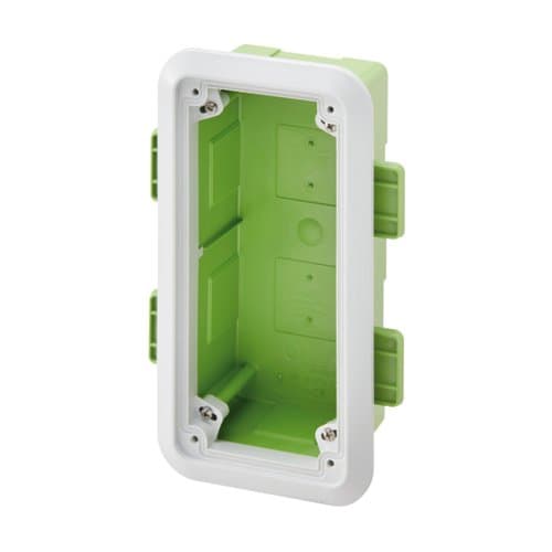 Doză verticală cu cadru pentru gips-carton GEWISS, Green Wall