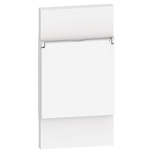 Capac tasta cu clapa pentru priză Legrand Living Now, alb