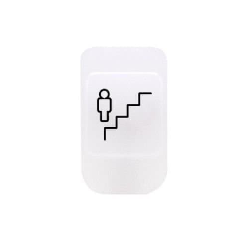 Simbol iluminabil GEWISS pentru lumina de scară KNX, modular