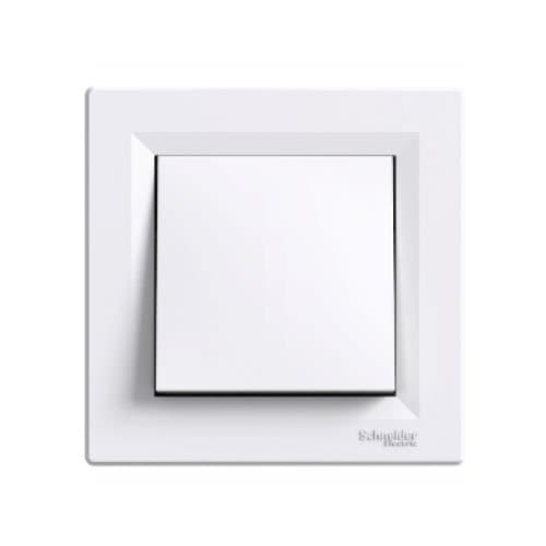 Întrerupător cruce Schneider Electric Asfora, alb, pentru control comod al luminii