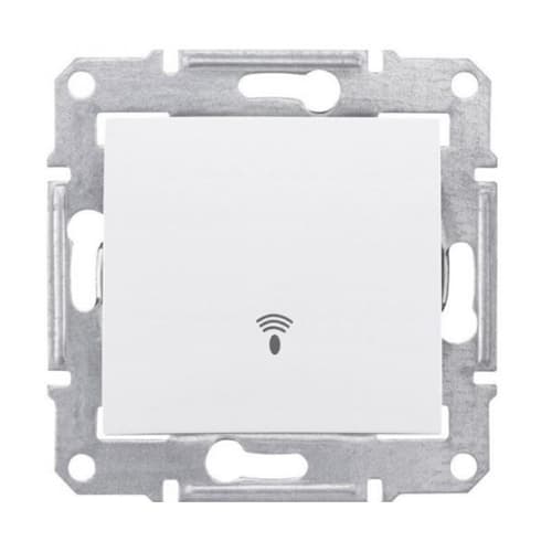 SDN0800121 Sedna Intrerupator cu revenire simb sonerie Alb