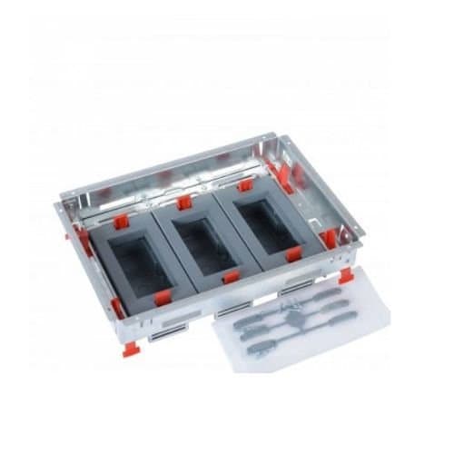 Doză de pardoseală LEGRAND 3 x 4 module, orizontală
