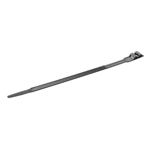 Set 100 buc fașete din plastic GEWISS, 9x350 mm, negre, pentru exterior