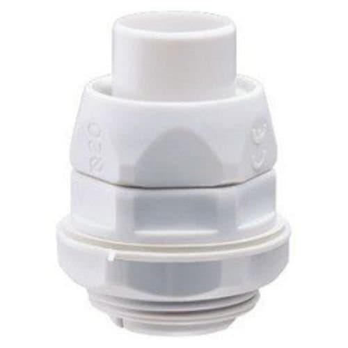 Racord rotativ drept GEWISS, gri, IP54, pentru cabluri de 28 mm