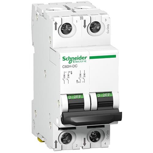 DJC A9N61528 C60H-DC Disjunctor bipolar 10A C 6KA 2M