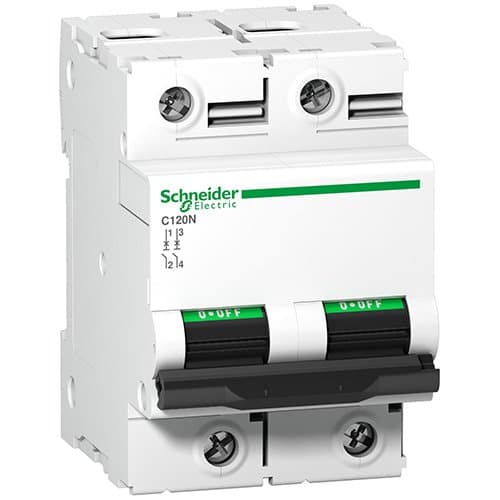 DJC A9N18360 C120N Disjunctor bipolar 63A C 10KA 2M