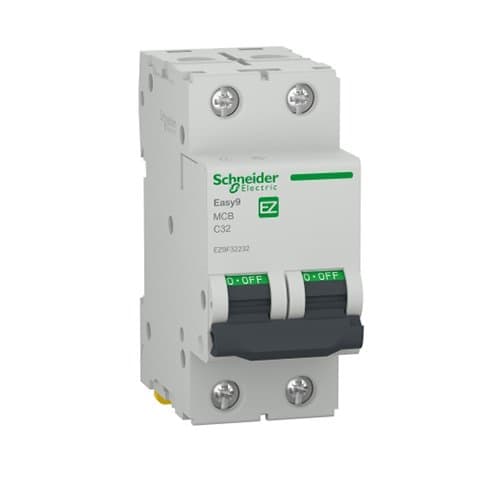 DJC EZ9F32232 Disjunctor bipolar 32A C 4.5KA 2M