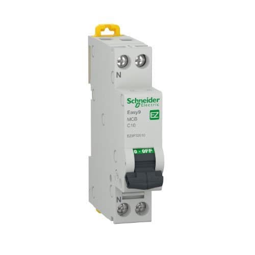 DJC EZ9P32610 Disjunctor 1P+N 10A curbă C 4.5KA 1M