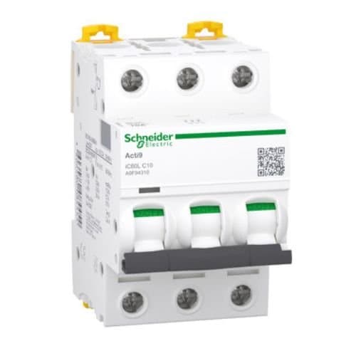 DJC A9F94310 Disjunctor tripolar 10A C 25KA 3M