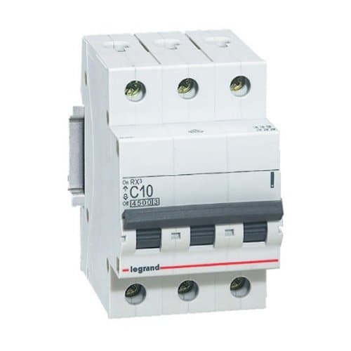 DJC 419706 RX3 Disjunctor tripolar 10A C 4.5KA 3M