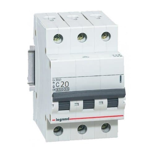 DJC 419709 RX3 Disjunctor tripolar 20A C 4.5KA 3M