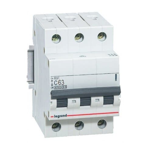 DJC 419714 RX3 Disjunctor tripolar 63A C 4.5KA 3M
