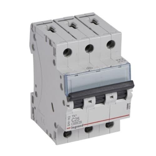 DJC 403618 TX3 Disjunctor tripolar 25A C 6KA 3M