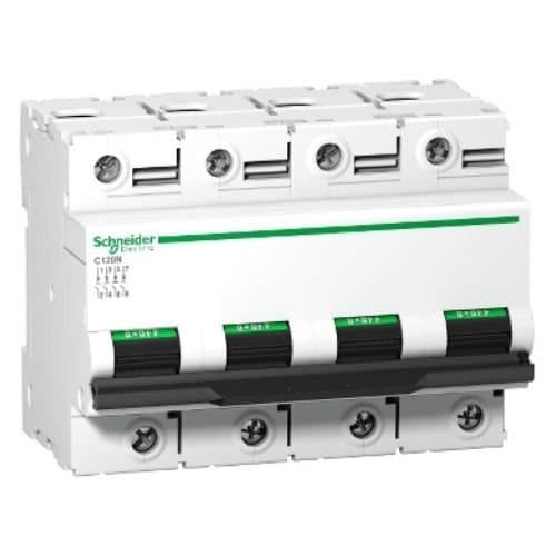 DJC A9N18376 Disjunctor tetrapolar 125A C 10KA 415V 4M