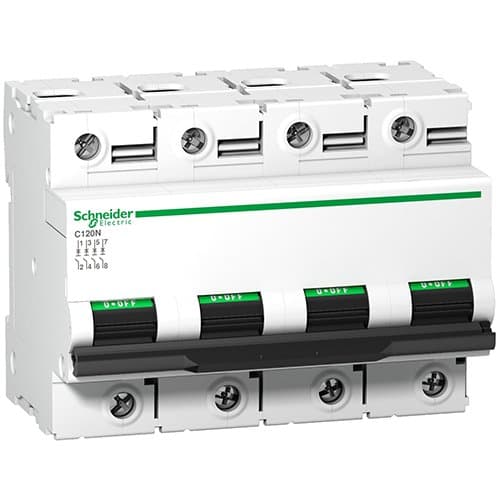 DJC A9N18374 Disjunctor tetrapolar 100A C 10KA 415V 4M