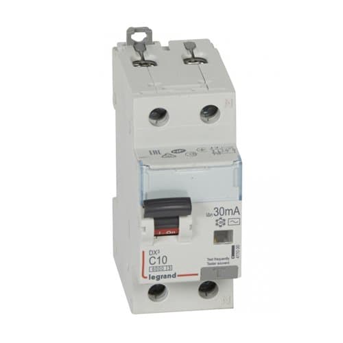 DJC 411000 Disjunctor diferențial RCBO 1P+N 10A C 10KA 30mA