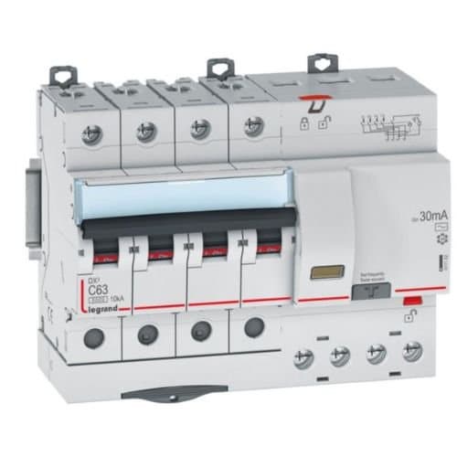 DJC 411192 Disjunctor diferențial RCBO 4P 63A C 10KA 30mA 7