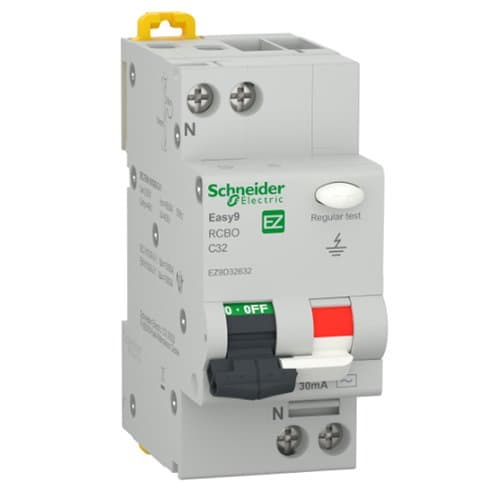 DJC EZ9D32632 Disjunctor diferențial RCBO 1P+N 32A C 30mA