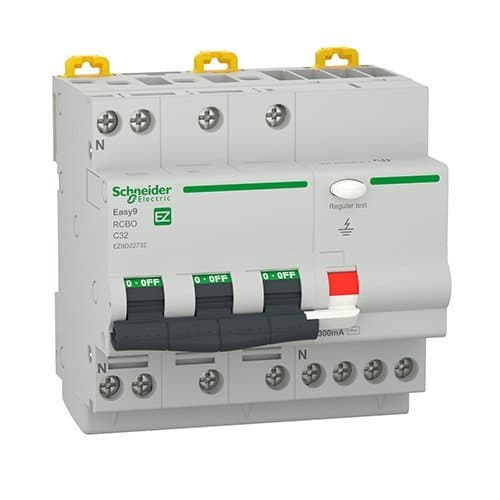 DJC EZ9D22732 Disjunctor diferențial RCBO 3P+N 32A C 300mA