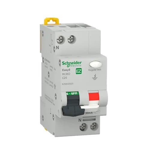 DJC EZ9D32625 Disjunctor diferențial RCBO 1P+N 25A C 30mA