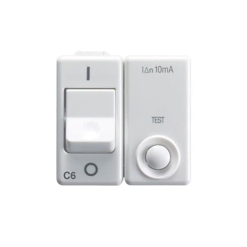 DJC GW20437 Disjunctor diferențial RCBO min 1P+N 6A A SY/WH