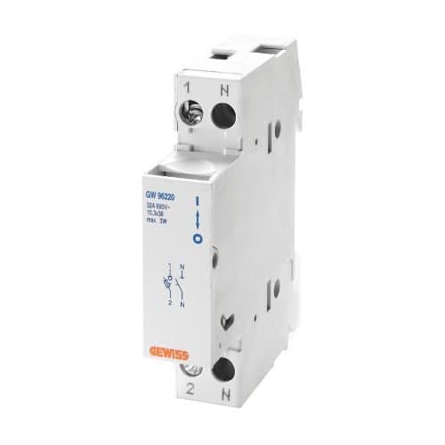 GW96220 Separator Portfuzibil 1P+N 10.3x38 690V 32A 1 modul