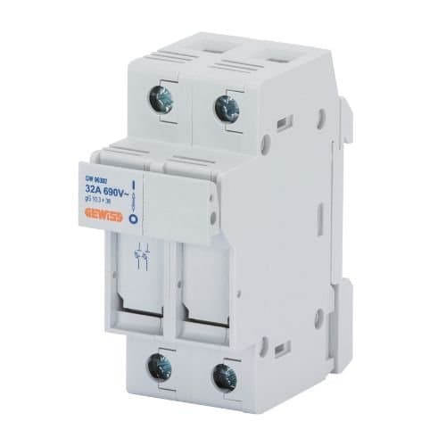 GW96215 Separator fuzibil 1P+N 10.3x38 690V 32A 2 module