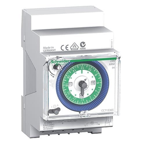 CCT15365 Întrerupător orar mecanic cu memorie 24-200h
