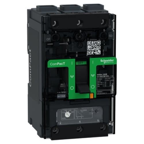C11B3TM100L Întrerupător compact NSXm160E 25KA AC 3P 100A