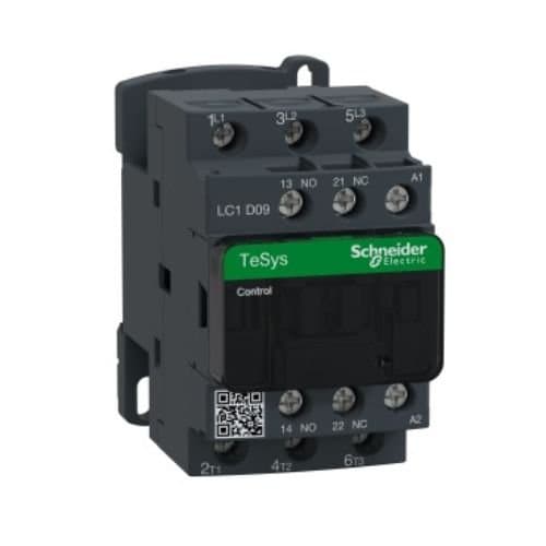 LC1D09B7 Contactor 3P 9A 1F 1O 24V