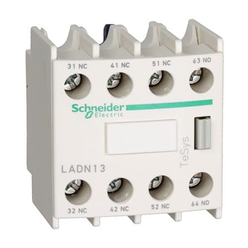 LADN13 Bloc de contacte auxiliare 1F + 3O frontal