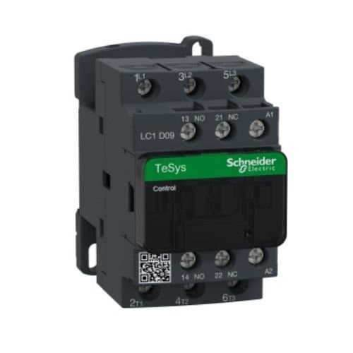 LC1D09E5 Contactor 3P 9A AC3 1NO+1NC 48V