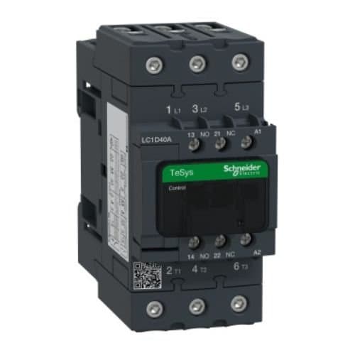 LC1D40AB5 Contactor 3P 40A 18.5KW AC3 24V