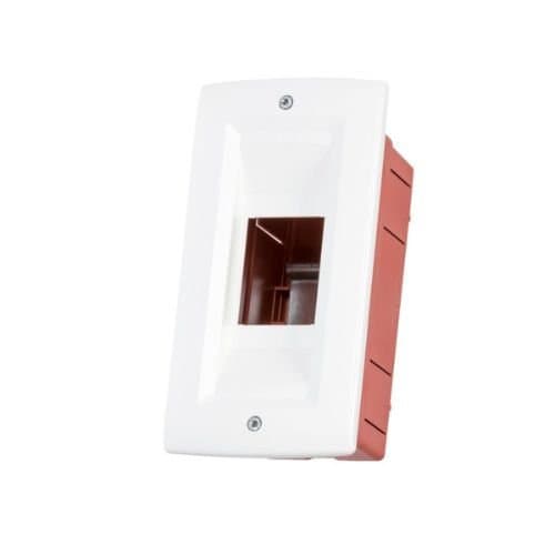 GW40601 Tablou îngropat 2 module IP40 laterală WH