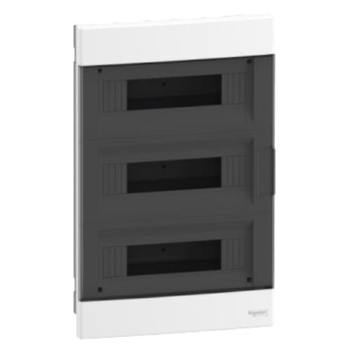 EZ9EUA312 Tablou îngropat 36 (3x12)m ușă fum + 2 borne Alb
