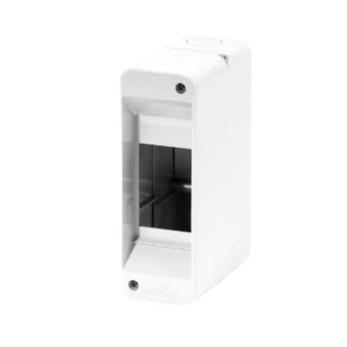 Tablou aplicat fără ușă GEWISS, 2 module, alb